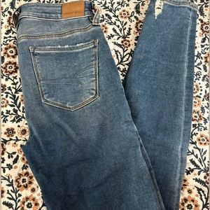 American Eagle Distressed Skinny Jeans